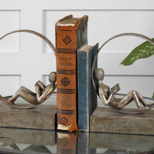 Laughery Reader Bookends (set of 2)