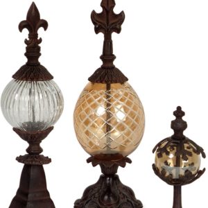 Jasper Finials set of 3